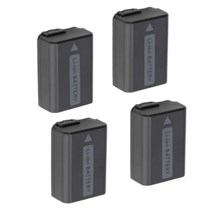 JYJZPB A6000 Dual-Channel NP-FW50 Replacement Digital Camera Battery, Durable Camera Accessory for Sony Alpha A6400 ZV-E10 A7II A5100 A6500 A6300 A6100 A7 A7RII A7SII A7R A7S - Wall, Car, Bank Emergency Backup Charging Accessories, W