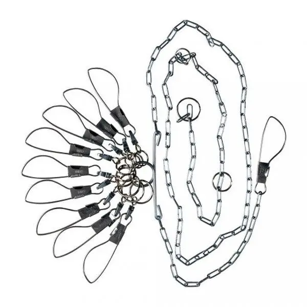 Lindy Easy Stringing Stainless Steel Simple Chain Link Stringer with Swivel Hooks - Fishing Fish Holding Equipment, Sports & Outdoor Leisure Gear
