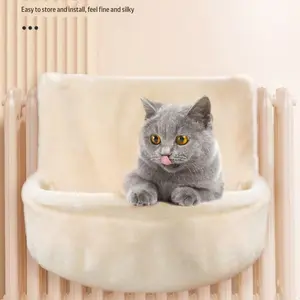 Heated Cat Bed Hammock, Round Pet Nest Iron Frame, Hanging Cat Sleeping Bag, Cat Products Factory Direct, Ready Stock