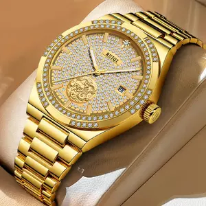 Luxury Rhinestone-Encrusted watches for women Jewelry Mechanical Watch - Elegant Stainess Steel Band, Luminous Display for Men & Women