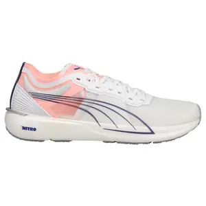 PUMA Womens Liberate Nitro Running Sneakers Shoes - Grey, Pink