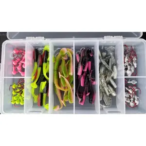 Cam's Complete "2" Swim Vibrating Paddle Tail Shad with (Bite Juice) Starter Assortment Package Kit