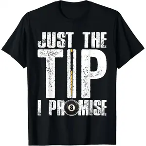 [100% Cotton]MONO LABEL  Funny Billiards Pool Cue Shirt Billiard Players Gift T-Shirt Golf Gift T-Shirt For Men And Women