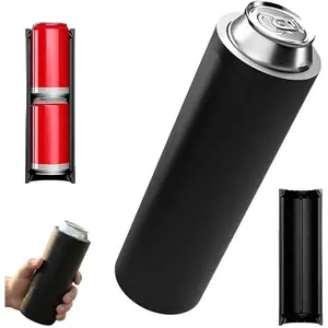 Double Tactical Insulated Can Holder, Ultra-Cold System, Fits Two 12oz Cans, Easy Grip, Ideal for Beer and Soda, Drink Protector