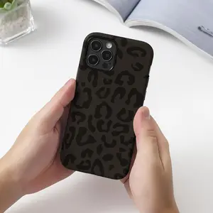 Leopard Print Durable Two-In-One Phone Case, Shockproof Fashion Design Compatible with iPhone 11-17 Series, Perfect Gift Idea