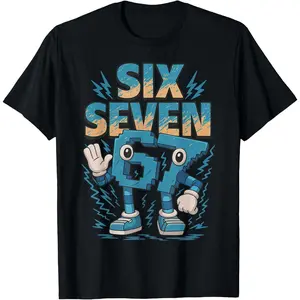 Meme 67 Six Seven 6 7 Italian Brainrot T-Shirt