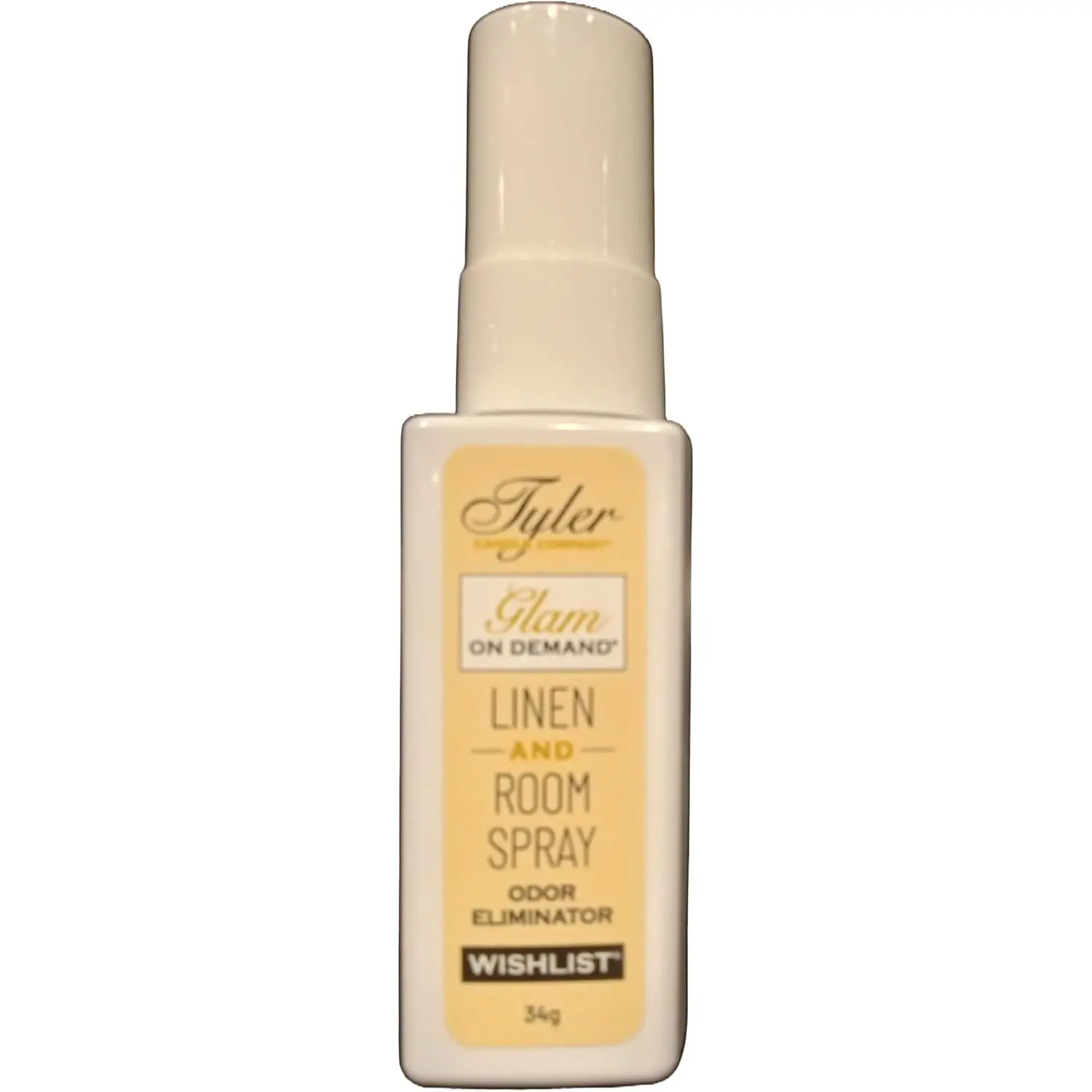 Tyler Candles Scented Room Spray - Travel-Friendly Aroma Freshener, WISHLIST Glam on Demand Linen Spray - 1oz