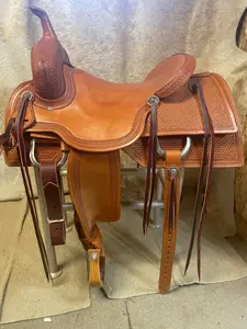 R Bar B Cutting Saddle, 16.5"