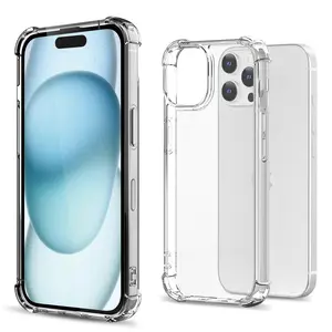 Designed for iPhone 16 Pro Max Case, Clear Reinforced Corners TPU Bumper, Thin Soft & HD Clear Anti-Scratch Shockproof & Drop-proof Protective Cover. Phone Case for iPhone 16 Pro Max 6.9 inch.
