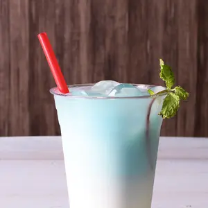 [7,500 ct] Giant Straws | Individually Wrapped | Red (0.31" x 7.75")