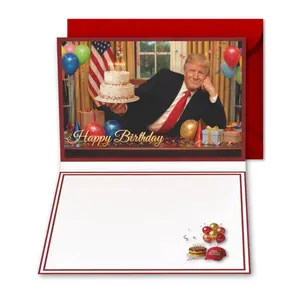 Funny Talking Birthday Card with Voice Audio – Musical Greeting Card – Hilarious Birthday Gag Gift for Dad, Mom, Friends & Family – Large 5x7 Card with Envelope