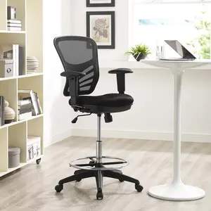 Modway Articulate Drafting Chair in Black
