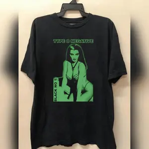 Vintage Type O Negative Unisex Tribute TShirt Short Sleeve S5XL Vintage Graphic Tee Music Tour Chill Fit Tee Unisex Cotton T-Shirt