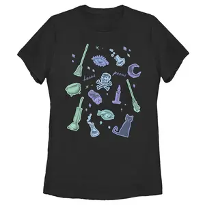 Women's Disney Hocus Pocus Witchy Symbols T-Shirt