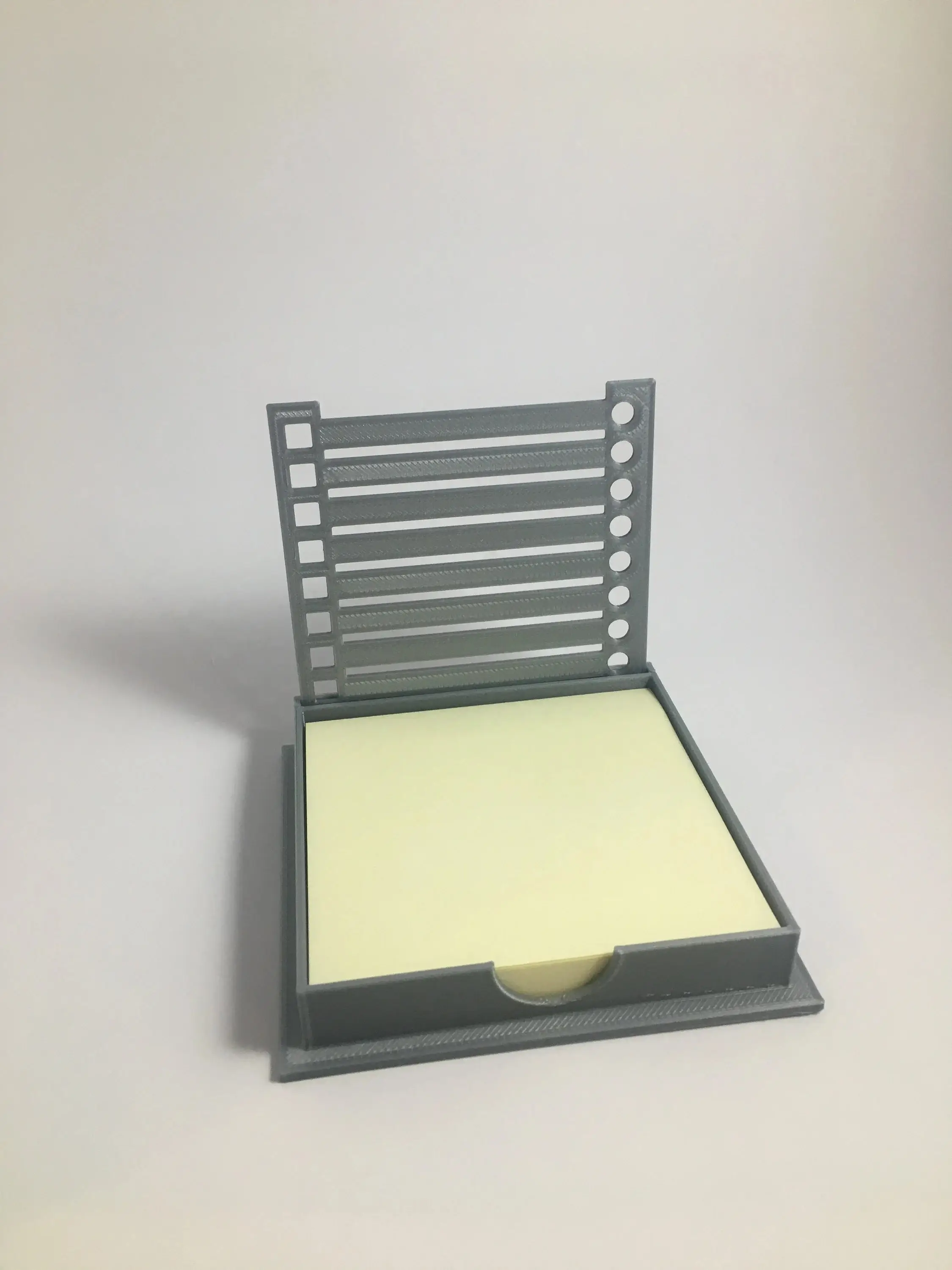 sticky note holder and stencil + sticky note + office supplies + back to work + back to school + work from home + college + desk organizer +post it no