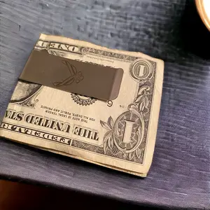 Personalized Air Force Money Clip - Custom Engraved Gift for Military Personnel