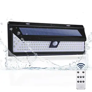 Solar Wall Light, Outdoor Solar Light, IP65 Waterproof, Motion Sensor, Solar Outdoor Light for Backyard / Fence / Wall / Steps / Patio / Pool