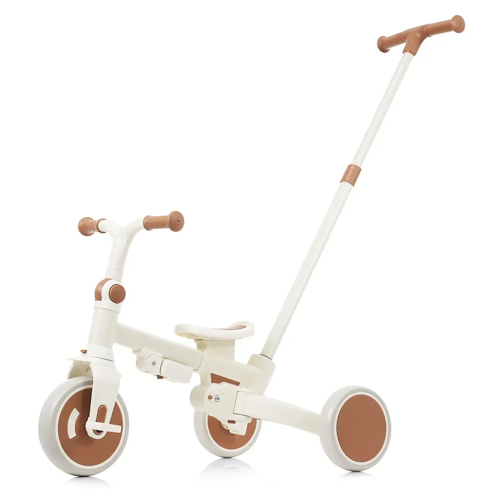 Folding Kids Tricycle, Besrey 7-in-1 Kid Tricycle with AdjustableHandlebar & Detachable Foot Pedals - TrikeFolding Balance Bike for 1-5 Year Olds, AluminumAlloy Frame & PU EVA Wheels tiktokshopbacktoschool Foldable Toddler Bike