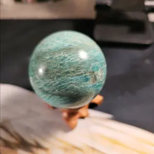 Amazonite Crystal Sphere 47mm 142grams