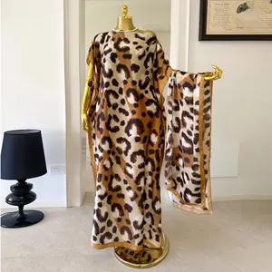 Moomoo Women's Leopard Print Chic Cape Shawl & Scarf Set - 2026 Latest Moo Moo and Scarf Set, Swimwear Cover Up, Beachwear Cover Up for Beach Holiday Vacations