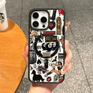 Premium Magnetic Case for iPhone11/12/13/14/15/16/17/promax Retro Cool Collage MagSafe Ready,Anti-Fall,Ultra-Thin Design|Perfect for Everyday Use