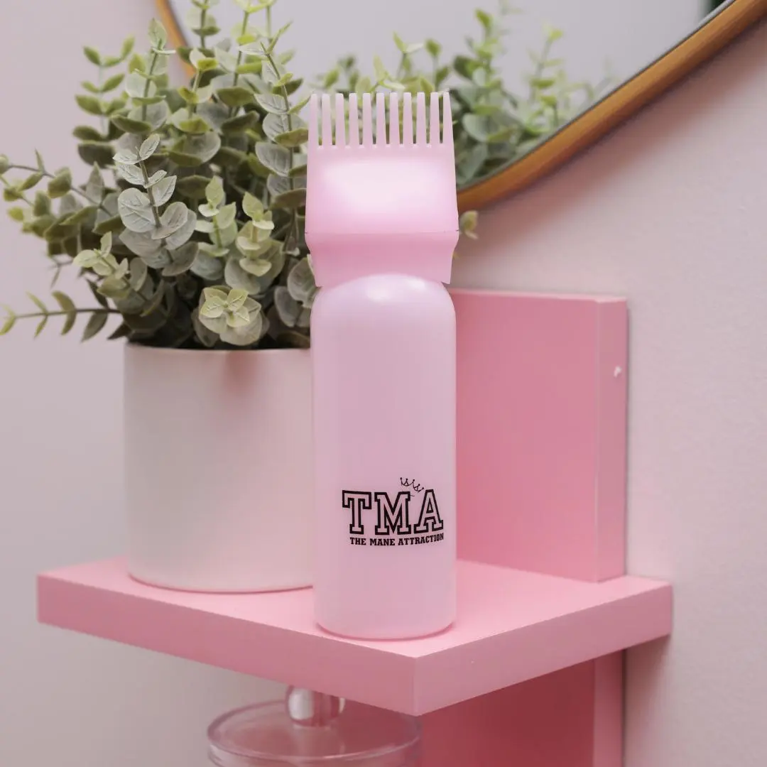 Multi-Spout Hair Oiling Bottle Make Hair Stronger Voluminous Hydrated Hair Strengthening Hair Strengthens Hair