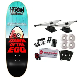 Heroin Skateboard Complete Dawn of the Egg (Assorted) 9.4" x 32"