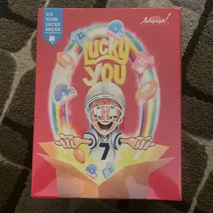 The real autograph lucky you mini helmet