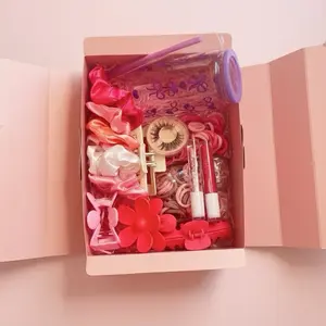 Pink Beauty Gift Box – Cute Makeup & Hair Accessories Set