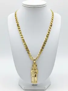 Cuban Link Chain 22" & 28" Long 8mm Wide Water-Resistant for Daily Wear Versatile Jewelry Cuban Martilled Eslabón Ideal for Everyday Use