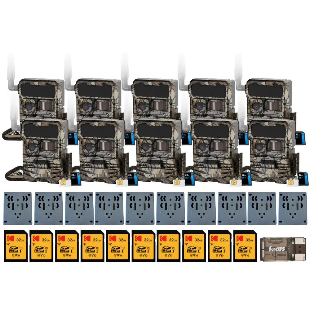 Yellowstone Y2 Wide Angle Lens Cellular Trail Camera Bundle with Bear-Proof Metal Box, Waterproof Design for Hunters (Sim Card Compatible), Wildlife Monitor, Sd, Trail Hunting, 1080P Video, 0.4-Second Trigger Speed, 100-Degree Wide-Angle Lens
