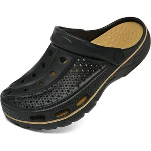 Men's and Women's Arch Support Clogs Garden Shoes Slip-on Outdoor Beach Water Sandals with Removable Cushion Footbed