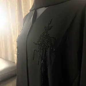 Black Beaded Abaya