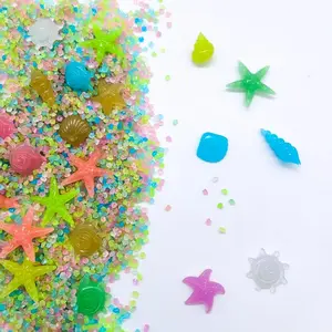 Glow Stone Set: 5lb Glow Gravel + 500pcs Glow Pebbles – Eco-Friendly Luminous Rocks for Fish Tank, Garden Walkway, Patio, Home Decoration