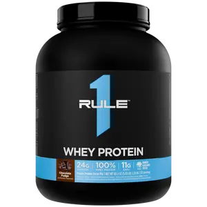 Rule 1 Whey Protein – 24g Fast-Acting Protein from All-Whey Sources with Naturally Occurring Essential Aminos & BCAAs for Muscle Recovery after Workouts or Anytime Use, 5 lb, Made in the USA