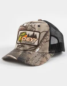CHEVY  Mens Outdoorsman Trucker Hat, Camoflauge