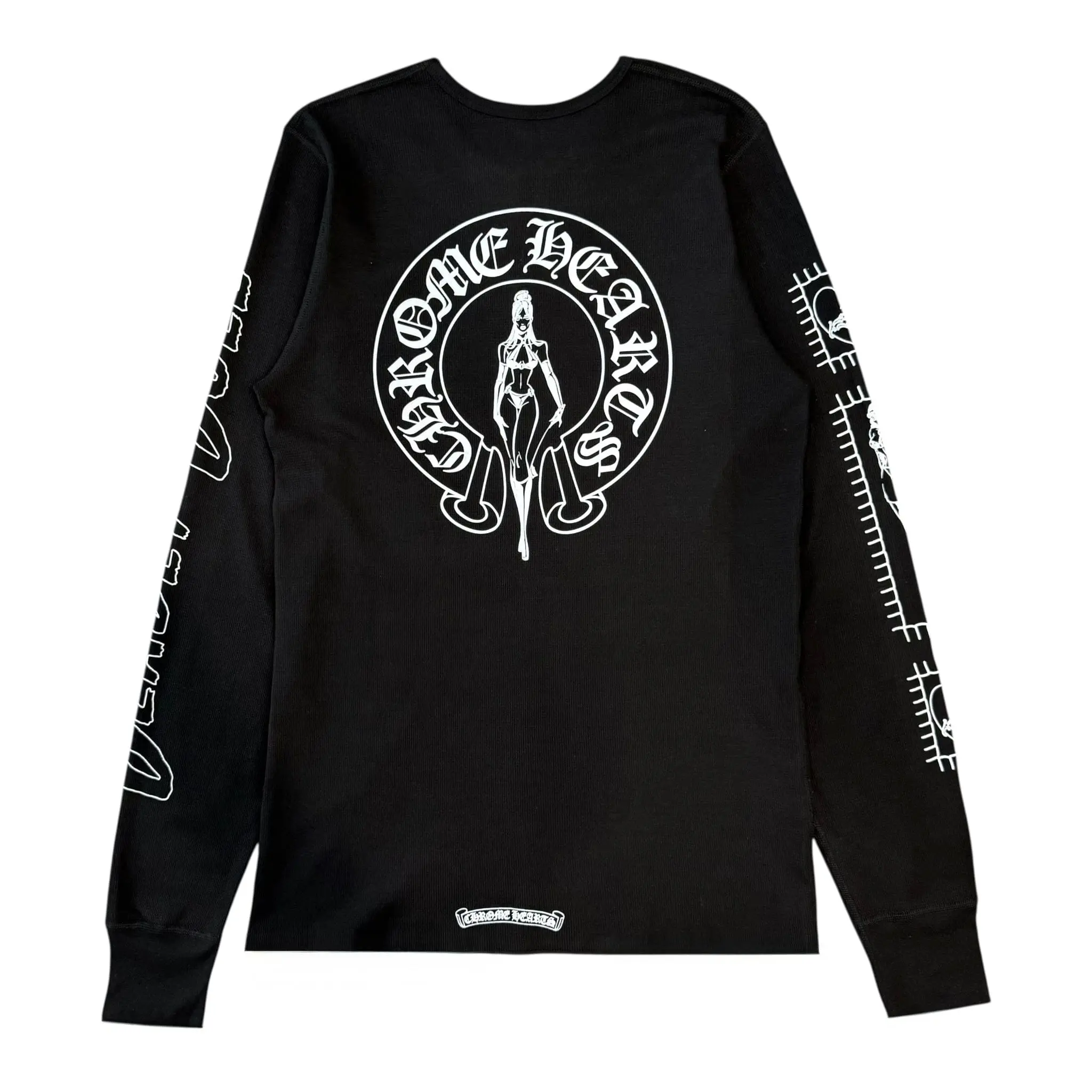 Men's Casual Long-Sleeve Thermal Tshirt - Menswear Top with Chrome