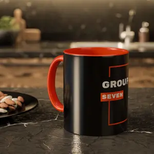 Group 7 Mugs - Customizable Coffee Cups for Friends, 11oz, 15oz, Perfect Gift for Occasions, Home Decor