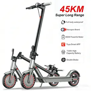 【NEW】Adult & teens Electric Scooter, Max 22Miles & 19 MPH, 350W Motor, Smart APP control , 8.5" Solid Tires, Foldable Commuter adult Electric Scooter  Dual Brakes portable escooter