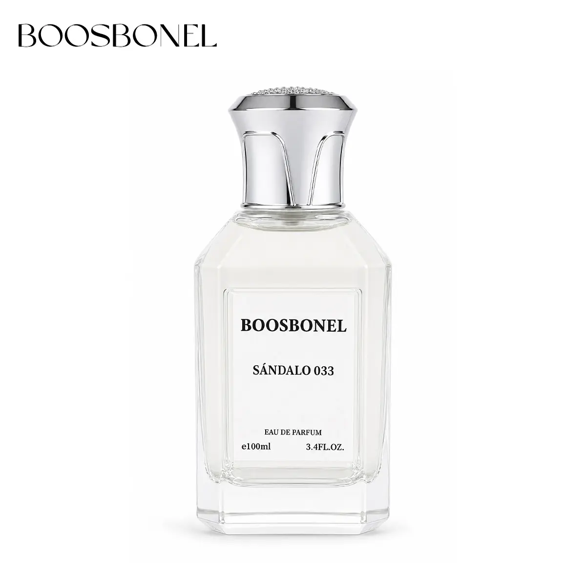 BOOSBONEL Sándalo 033 Eau De Parfum 100ml (3.4 fl oz) | Unisex Long-Lasting Fragrance with Woody & Amber Notes | Perfume Spray for Women & Men | Luxury Signature Scent