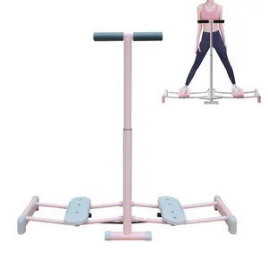 Leg Exercise Ski Machine Strength Training Exercise Equipment, Adjustable Rods Pelvic Floor Trainer Leg Workout Machine Postpartum Repair Improve Sagging Buttocks