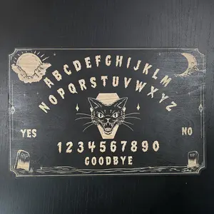 The Black Cat Wooden Ouija Board