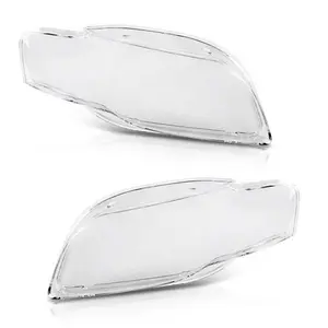 Headlight Replacement Lens Left & Right Fit For 2005-2008 Audi A4 B7 S4 G-PLUS