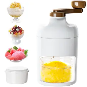 Cooling Summer - Shaved Ice Machine - Home Ice Crusher - Ice Cubes Maker - Snow Cone Machine - Ice Shaver Machine for Snow Cones, Snowballs, Frozen Cocktails and More