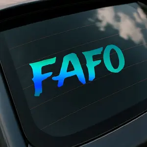 Fafo F*ck around and find out decal car, truck decal bumper sticker stickers