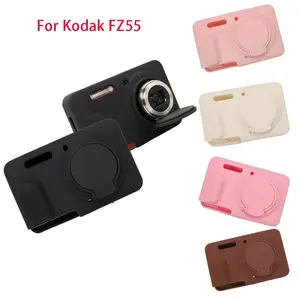 Camera Bag for Kodak FZ55 Camera Silicone Protective Case FZ55 Lens Cap Soft Shell Scratch and Drop Resistant
