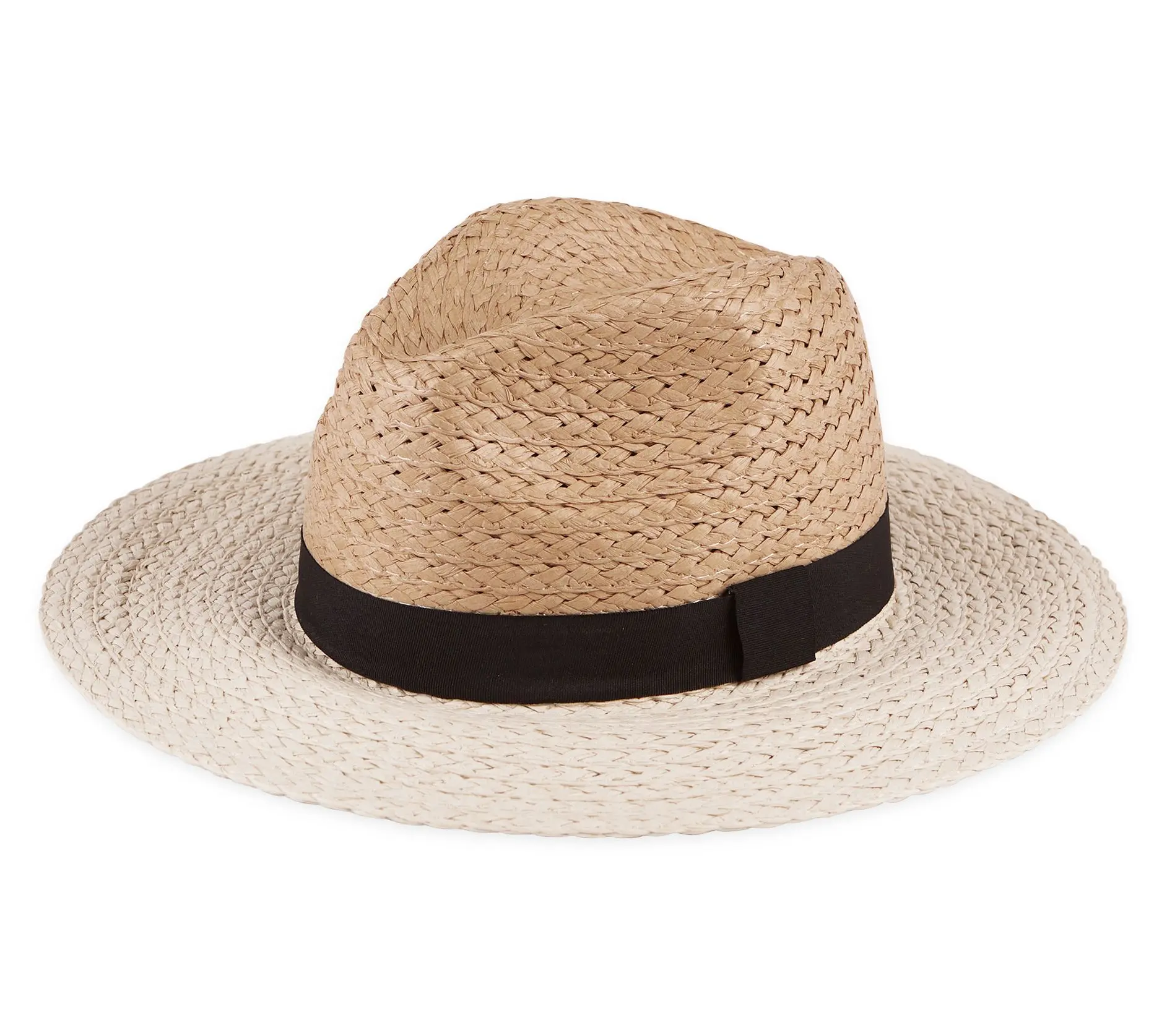 Hadley Wren Woven Colorblock Panama Hat