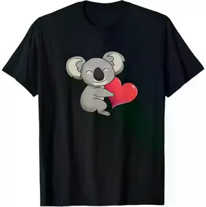 Support Wildlife Conservation with Adorable Koala Bear T-Shirt Made from 100 Percent Cotton