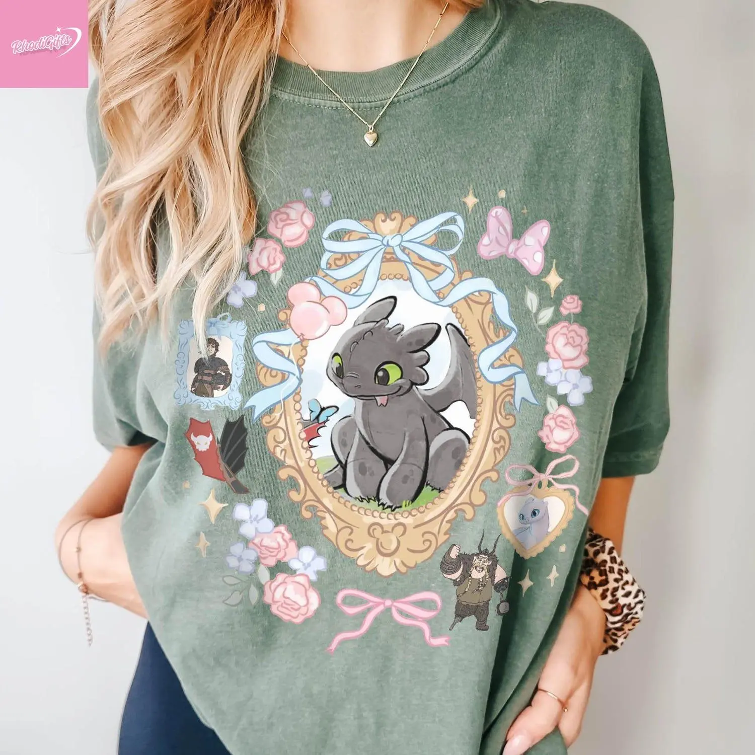 Youth and Adult Coquette Bow Toothless How To Train Your Dragon Shirt, Toothless Baby Tee Crop Tank, Toothless Baby Tee, Cute Toothless
