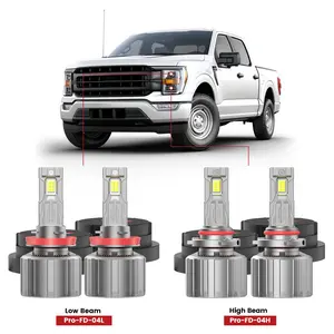 Lasfit Fit for 2018-2023 Ford F-150 Custom H11 9005 LED Bulbs w/ Dust Cover | Pro-DC Series